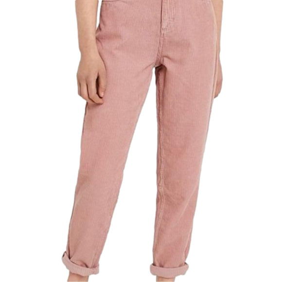 BDG Pants - Bdg Urban Outfitters Mom High Rise Pink Corduroy Pants EUC